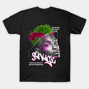 21 Savage Face T-Shirt